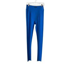 Fear of God Athletics Blue Ribbed High Waist Leggings Size Md Compression